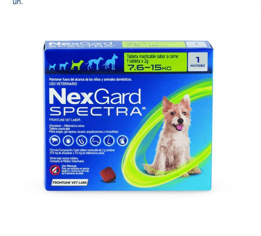 Nexgard Spectra de 7,6 a 15 kg